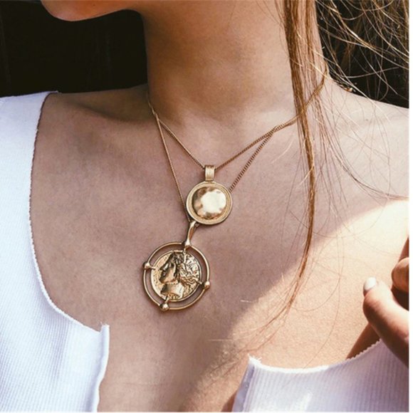 Lulu's "Golden Adventures" Boho Layered Necklace - Picture 2 of 12